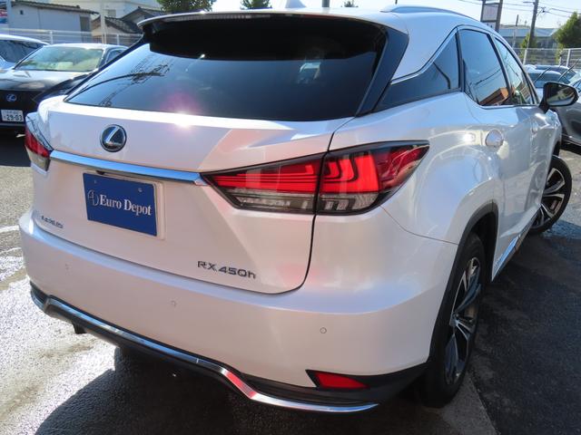 RX RX450hVerL4WD最終 1オナ 茶革PSR AHS 4WD最終モデル 1オナ 茶革パノラマSR パノラV PKSB BSM ブレードAHS ITS カラーHUD 禁煙車 TVジャンパ Dレコーダ 後席電動&ヒータ AC100W ルーフR 3眼LED(37枚目)