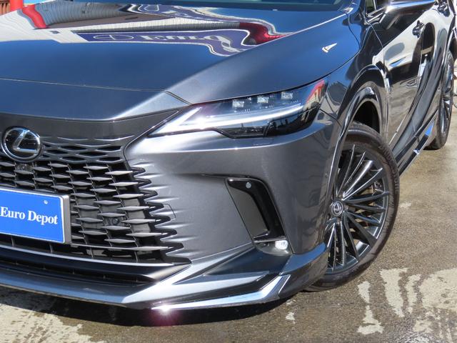 RX RX450h+ バージョンL 4WD 1オナ茶革PSR パノラV Aパーク PKSB BSM HUD AHS 輻射H Dミラー おく充電 禁煙車 Dレコーダ 後席電動&ベンチ&ヒータ AC1500W 3眼LED モデリスタエアロ(5枚目)