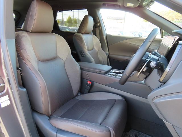 RX RX450h+ バージョンL 4WD 1オナ茶革PSR パノラV Aパーク PKSB BSM HUD AHS 輻射H Dミラー おく充電 禁煙車 Dレコーダ 後席電動&ベンチ&ヒータ AC1500W 3眼LED モデリスタエアロ(15枚目)