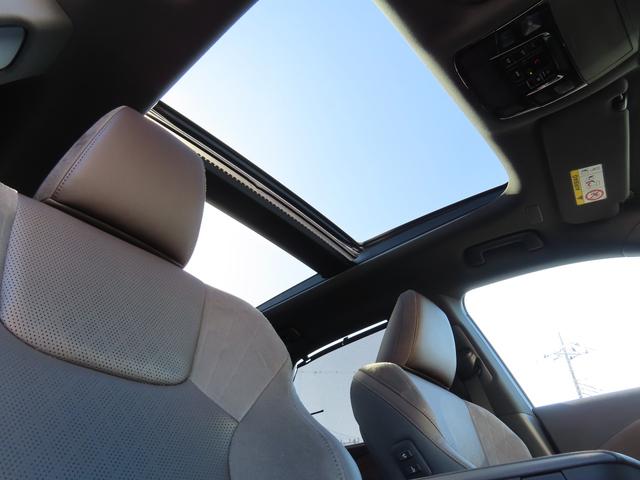 RX RX450h+ バージョンL 4WD 1オナ茶革PSR パノラV Aパーク PKSB BSM HUD AHS 輻射H Dミラー おく充電 禁煙車 Dレコーダ 後席電動&ベンチ&ヒータ AC1500W 3眼LED モデリスタエアロ(18枚目)