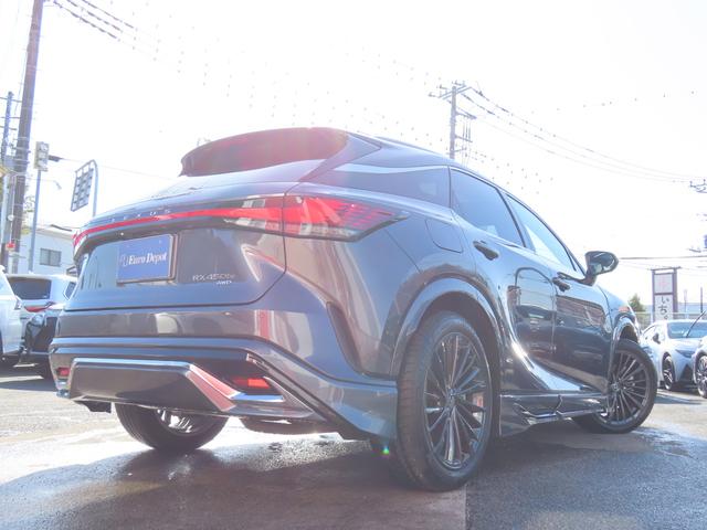 RX RX450h+ バージョンL 4WD 1オナ茶革PSR パノラV Aパーク PKSB BSM HUD AHS 輻射H Dミラー おく充電 禁煙車 Dレコーダ 後席電動&ベンチ&ヒータ AC1500W 3眼LED モデリスタエアロ(36枚目)