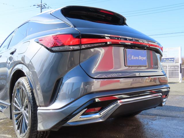RX RX450h+ バージョンL 4WD 1オナ茶革PSR パノラV Aパーク PKSB BSM HUD AHS 輻射H Dミラー おく充電 禁煙車 Dレコーダ 後席電動&ベンチ&ヒータ AC1500W 3眼LED モデリスタエアロ(47枚目)