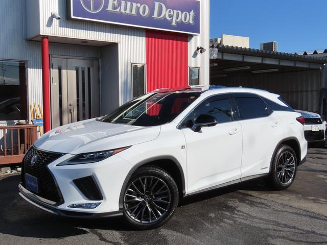 RX RX450hFスポーツ4WD最終 黒革PSRパノラV 4WD最終モデル 黒革パノラマSR パノラミックV BSM カラーHUD AHB 禁煙車 TVジャンパ Dレコーダ AC100W ルーフR PBドア 3眼LED F専用20AW(2枚目)