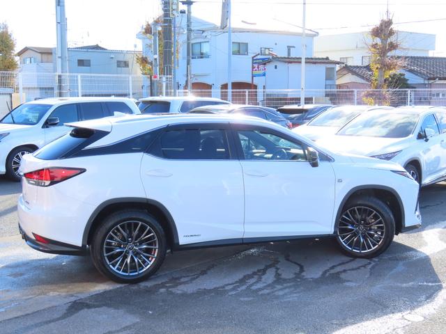 RX RX450hFスポーツ4WD最終 黒革PSRパノラV 4WD最終モデル 黒革パノラマSR パノラミックV BSM カラーHUD AHB 禁煙車 TVジャンパ Dレコーダ AC100W ルーフR PBドア 3眼LED F専用20AW(6枚目)