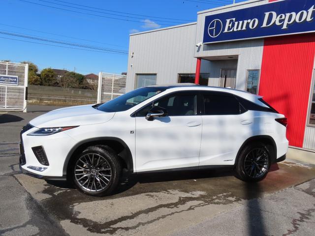 RX RX450hFスポーツ4WD最終 黒革PSRパノラV 4WD最終モデル 黒革パノラマSR パノラミックV BSM カラーHUD AHB 禁煙車 TVジャンパ Dレコーダ AC100W ルーフR PBドア 3眼LED F専用20AW(26枚目)