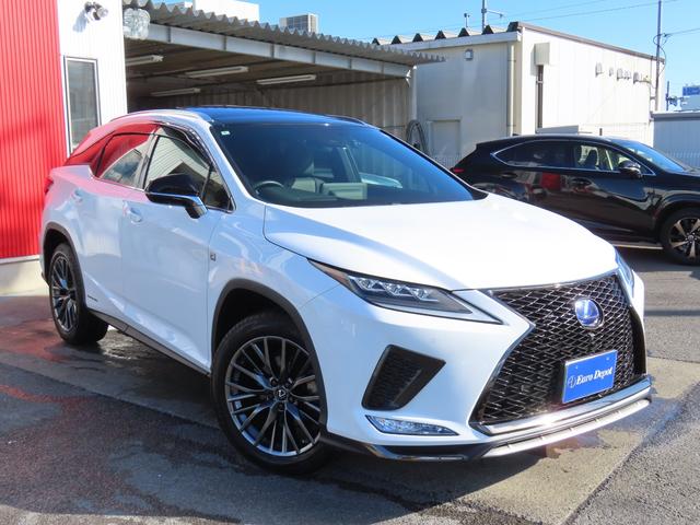 RX RX450hFスポーツ4WD最終 黒革PSRパノラV 4WD最終モデル 黒革パノラマSR パノラミックV BSM カラーHUD AHB 禁煙車 TVジャンパ Dレコーダ AC100W ルーフR PBドア 3眼LED F専用20AW(30枚目)