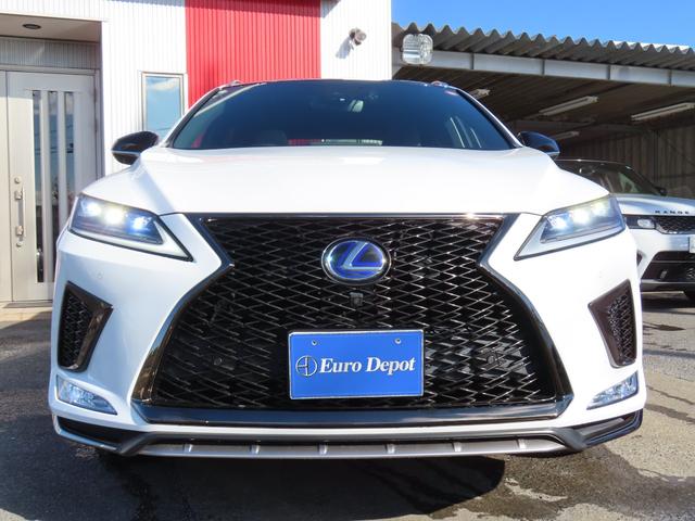 RX RX450hFスポーツ4WD最終 黒革PSRパノラV 4WD最終モデル 黒革パノラマSR パノラミックV BSM カラーHUD AHB 禁煙車 TVジャンパ Dレコーダ AC100W ルーフR PBドア 3眼LED F専用20AW(32枚目)