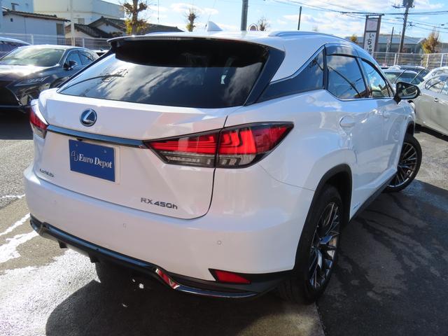 RX RX450hFスポーツ4WD最終 黒革PSRパノラV 4WD最終モデル 黒革パノラマSR パノラミックV BSM カラーHUD AHB 禁煙車 TVジャンパ Dレコーダ AC100W ルーフR PBドア 3眼LED F専用20AW(37枚目)