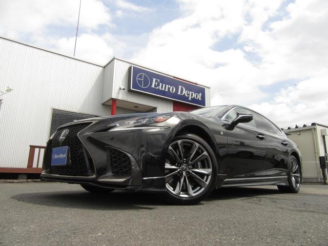 LS500hFスポ4WD1オナ赤革SR Dミラ TRDエアロ 4WD 1オナ 赤革SR 純ナビ地デジ LSS+ パノラミックV BSM Dミラー カラーHUD 禁煙車 TVジャンパ AC1500W 後席H パワトラ TRDエアロ(F・S・R・TR)&4本出マフラ(22枚目)
