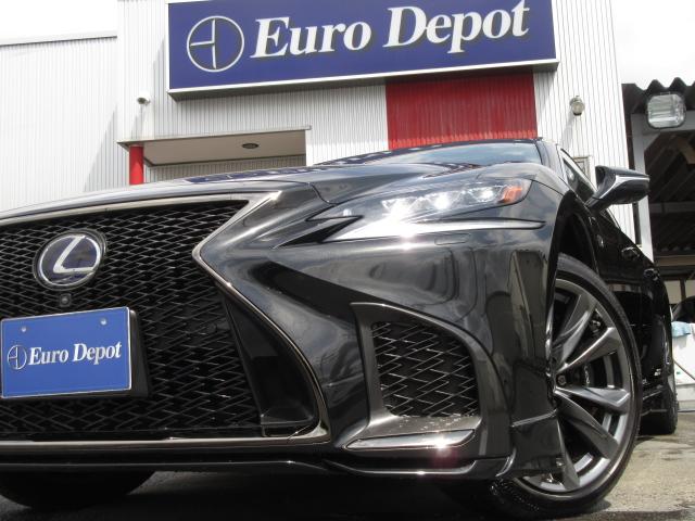 LS500hFスポ4WD1オナ赤革SR Dミラ TRDエアロ 4WD 1オナ 赤革SR 純ナビ地デジ LSS+ パノラミックV BSM Dミラー カラーHUD 禁煙車 TVジャンパ AC1500W 後席H パワトラ TRDエアロ(F・S・R・TR)&4本出マフラ(24枚目)