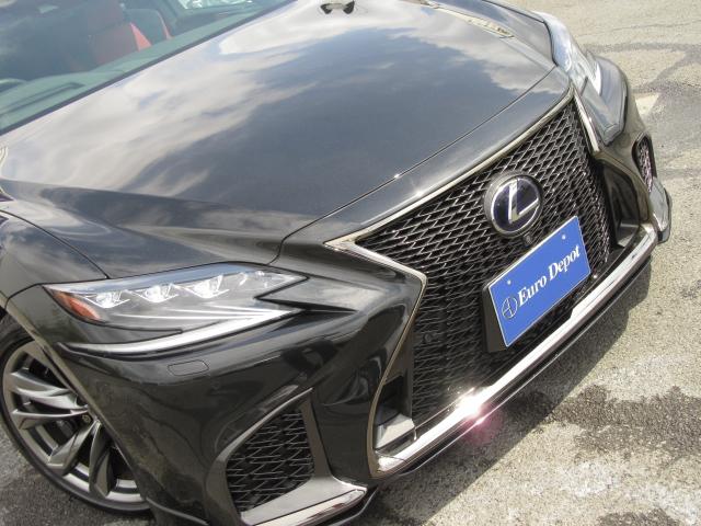 LS500hFスポ4WD1オナ赤革SR Dミラ TRDエアロ 4WD 1オナ 赤革SR 純ナビ地デジ LSS+ パノラミックV BSM Dミラー カラーHUD 禁煙車 TVジャンパ AC1500W 後席H パワトラ TRDエアロ(F・S・R・TR)&4本出マフラ(31枚目)