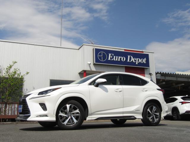 NX300hVerL4WD1オナ黒革SRパノラV モデエアロ 4WD 1オナ黒革SR ナビ地デジ LSS+ パノラミックV BSM PKSB カラーHUD 禁煙車 Dレコーダ エンスタ RCTA AHS 後席電動&H 3眼LED ルーフR 同色アーチ モデエアロ(10枚目)