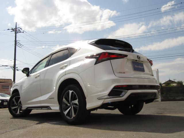 NX300hVerL4WD1オナ黒革SRパノラV モデエアロ 4WD 1オナ黒革SR ナビ地デジ LSS+ パノラミックV BSM PKSB カラーHUD 禁煙車 Dレコーダ エンスタ RCTA AHS 後席電動&H 3眼LED ルーフR 同色アーチ モデエアロ(44枚目)