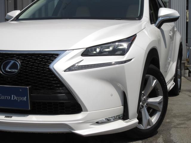 NX300hVerL 白革SRマクレビ 全レーダC TOMS 後期 白革SR 純ナビ地デジ マクレビ 全車速レーダC プリクラ パノラV BSM AHB LDA HUD 禁煙車 TVジャンパ 後席電動 AC100W PBドア 3眼LED トムスエアロ&4本マフラ(5枚目)