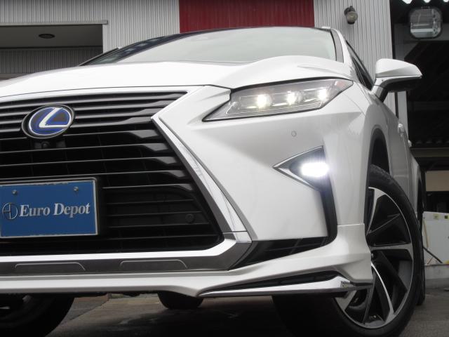 RX450hVerL4WD 1オナ 茶革PSR モデエアロ 4WD 1オナ 茶革PSR 純ナビ地デジ LSS+ パノラミックV BSM RCTA AHS 禁煙車 TVジャンパ カラーHUD 後席電動&ヒータ OP20AW モデエアロ(F・S・R)&4本マフラー(24枚目)