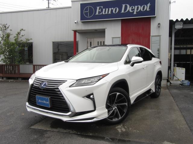 RX450hVerL4WD 1オナ 茶革PSR モデエアロ 4WD 1オナ 茶革PSR 純ナビ地デジ LSS+ パノラミックV BSM RCTA AHS 禁煙車 TVジャンパ カラーHUD 後席電動&ヒータ OP20AW モデエアロ(F・S・R)&4本マフラー(28枚目)
