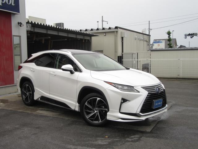 RX450hVerL4WD 1オナ 茶革PSR モデエアロ 4WD 1オナ 茶革PSR 純ナビ地デジ LSS+ パノラミックV BSM RCTA AHS 禁煙車 TVジャンパ カラーHUD 後席電動&ヒータ OP20AW モデエアロ(F・S・R)&4本マフラー(29枚目)
