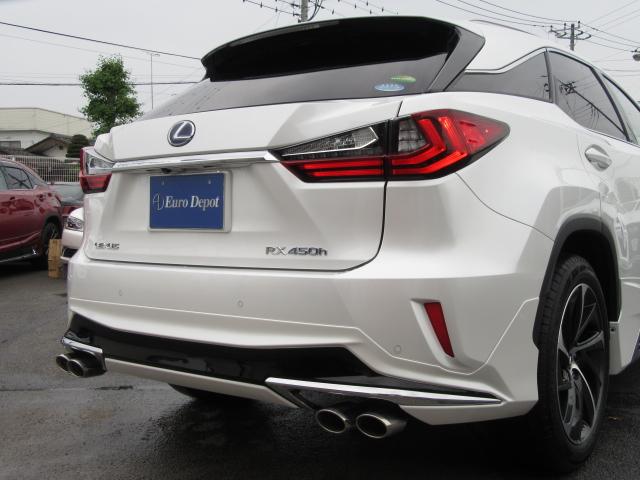 RX450hVerL4WD 1オナ 茶革PSR モデエアロ 4WD 1オナ 茶革PSR 純ナビ地デジ LSS+ パノラミックV BSM RCTA AHS 禁煙車 TVジャンパ カラーHUD 後席電動&ヒータ OP20AW モデエアロ(F・S・R)&4本マフラー(38枚目)