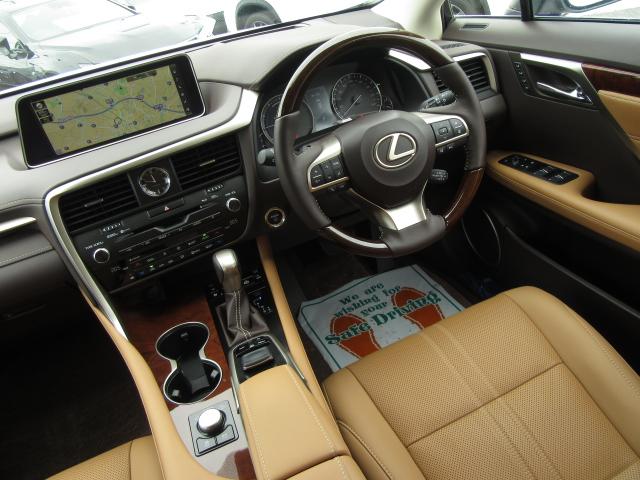 RX450hVerL4WD 1オナ 茶革PSR モデエアロ 4WD 1オナ 茶革PSR 純ナビ地デジ LSS+ パノラミックV BSM RCTA AHS 禁煙車 TVジャンパ カラーHUD 後席電動&ヒータ OP20AW モデエアロ(F・S・R)&4本マフラー(52枚目)