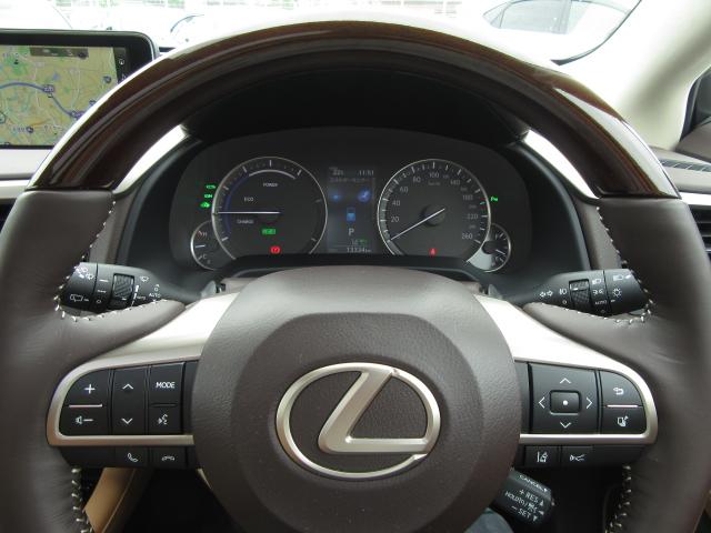 RX450hVerL4WD 1オナ 茶革PSR モデエアロ 4WD 1オナ 茶革PSR 純ナビ地デジ LSS+ パノラミックV BSM RCTA AHS 禁煙車 TVジャンパ カラーHUD 後席電動&ヒータ OP20AW モデエアロ(F・S・R)&4本マフラー(68枚目)