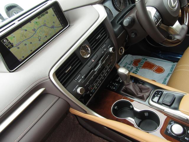 RX450hVerL4WD 1オナ 茶革PSR モデエアロ 4WD 1オナ 茶革PSR 純ナビ地デジ LSS+ パノラミックV BSM RCTA AHS 禁煙車 TVジャンパ カラーHUD 後席電動&ヒータ OP20AW モデエアロ(F・S・R)&4本マフラー(71枚目)