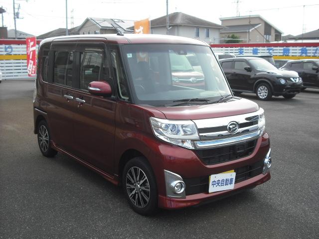 タント カスタムX トップエディションSAII プッシュスタート スマートアシストII 純正8インチナビ Bカメラ フルセグTV 左側パワースライド ETC HID 純正14インチAW Bluetooth接続 DVD再生 電格ミラー 車検9年10月(4枚目)