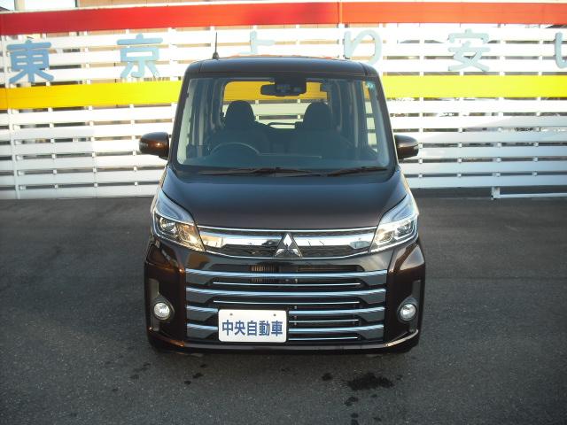 ｅＫスペースカスタム カスタムＴ　セーフティパッケージ　プッシュスタート　ｅ－アシスト　純正ナビ　フルセグＴＶ　アラウンドビューモニター　両側パワースライド　クルーズコントロール　オートＨｉビーム　Ｂｌｕｅｔｏｏｔｈ接続　ＤＶＤ再生　ＥＴＣ　前ドラレコ（2枚目）