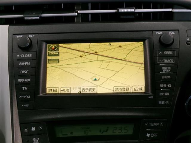 プリウス S フルセグ HDDナビ DVD再生 バックカメラ ETC 記録簿(7枚目)