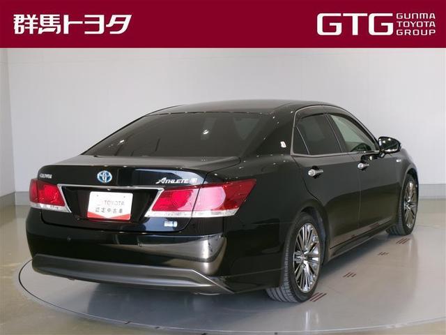 クラウンハイブリッド アスリートＳ　フルセグ　ＨＤＤナビ　ＤＶＤ再生　ミュージックプレイヤー接続可　バックカメラ　衝突被害軽減システム　ＥＴＣ　ＨＩＤヘッドライト　記録簿（3枚目）