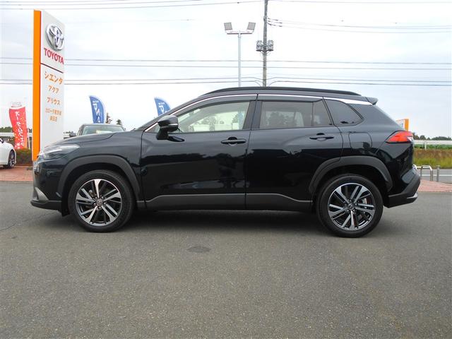 カローラクロス ハイブリッド　Ｚ　衝突軽減Ｂ　記録簿有　フルセグテレビ　スマキ－　半レザー　アクティブクルーズコントロール　メモリナビ　イモビ　ＬＥＤ　ＡＣ　キーレス　パワステ　アルミ　エアバッグ　ＡＢＳ　パワーウィンドウ　ナビ＆ＴＶ（3枚目）