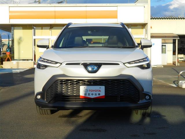 カローラクロス ハイブリッド Z 衝突軽減B フルセグテレビ スマキ- 半レザー アクティブクルーズコントロール メモリナビ イモビ LED AC キーレス パワステ アルミ エアバッグ ABS パワーウィンドウ ナビ&TV(2枚目)