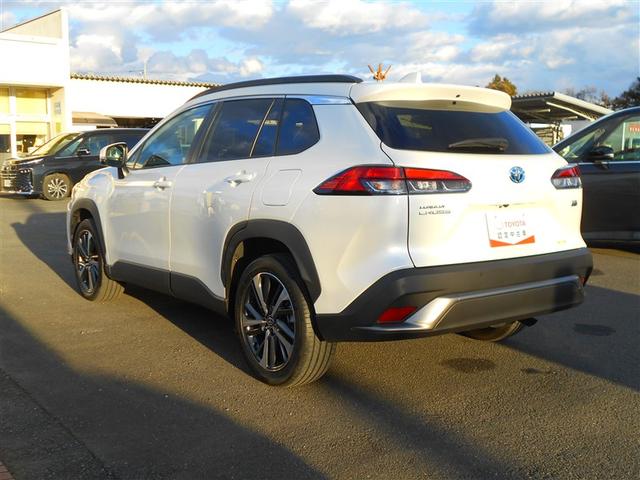 カローラクロス ハイブリッド Z 衝突軽減B フルセグテレビ スマキ- 半レザー アクティブクルーズコントロール メモリナビ イモビ LED AC キーレス パワステ アルミ エアバッグ ABS パワーウィンドウ ナビ&TV(4枚目)