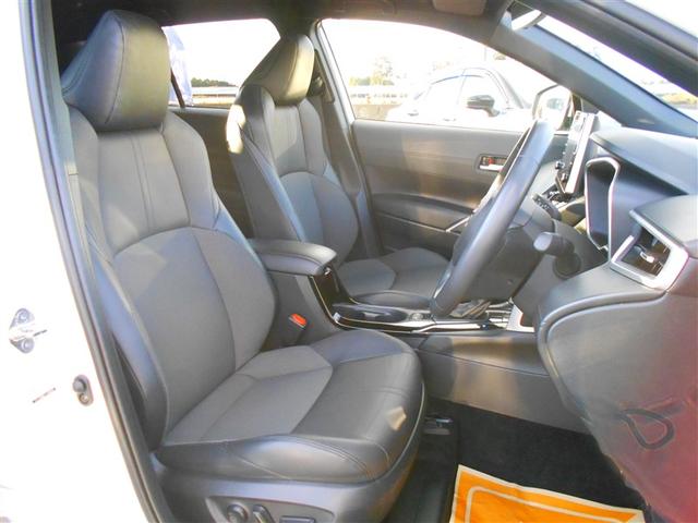 カローラクロス ハイブリッド Z 衝突軽減B フルセグテレビ スマキ- 半レザー アクティブクルーズコントロール メモリナビ イモビ LED AC キーレス パワステ アルミ エアバッグ ABS パワーウィンドウ ナビ&TV(10枚目)