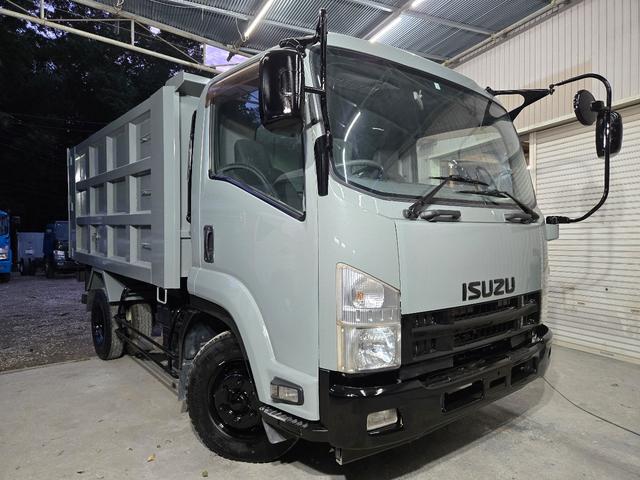 フォワード 　４ｔ　深ダンプ　観音開き　新明和ダンプ　土砂禁　坂道発進補助装置　オールペン　ＭＴ６（2枚目）