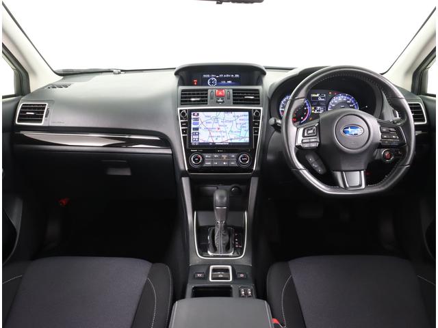 レヴォーグ １．６ＧＴ　ＥｙｅＳｉｇｈｔ　元レンタカー　パワーシート　パナソニック８インチナビ　ＦＳＢカメラ　ＥＴＣ　ＣＤ／ＤＶＤ機能　スマートリヤビューミラー　シートヒーター　ハイビームアシスト　リヤビークルディテクション　整備記録簿　ターボ　禁煙車（6枚目）