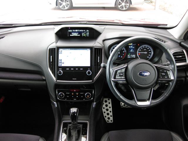 フォレスター スポーツ　ナビ・ＥＴＣ２．０・ドラレコ前後・リヤカメラ　パナソニックビルトインナビ・ＥＴＣ２．０・ドラレコ前後（ナビ連動）・ライナー・ＳＵＢＡＲＵホーン・カーゴステップパネル（樹脂）・パワーシート・アイサイトセイフティプラス（運転支援＆視界拡張）（6枚目）