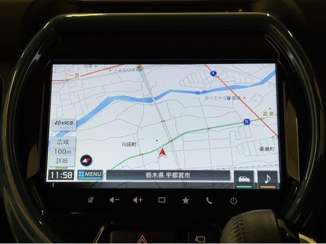 ハスラー ハイブリッドＸ　衝突被害軽減ブレーキ　ペダル踏み間違い急発進抑制装置　ナビ　フルセグ　Ｂｌｕｅｔｏｏｔｈ　全周囲カメラ　シートヒーター　ＥＴＣ　ＬＥＤ　スマートキー　オートエアコン　純正アルミ　アイドリングストップ（9枚目）