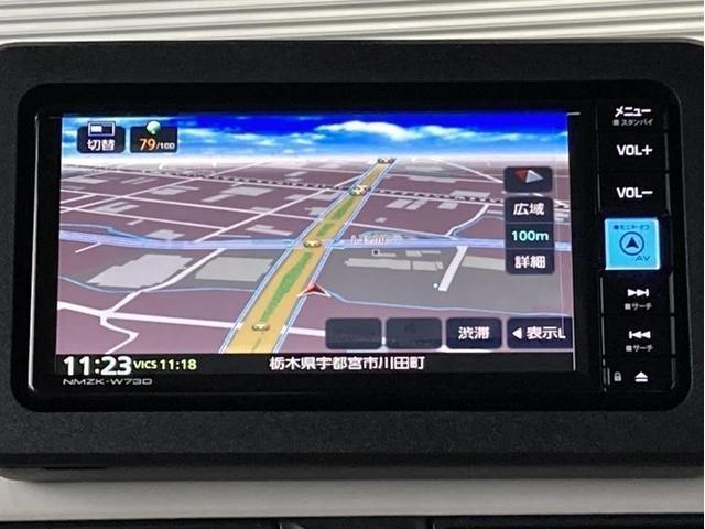 ムーヴキャンバス ストライプスＧ　届出済未使用車　新品純正ナビ　フルセグ　ＣＤ／ＤＶＤ再生　Ｂｌｕｅｔｏｏｔｈ　バックモニター　両側電動スライドドア　シートヒーター　ホットカップホルダー　ＬＥＤライト　サイドエアバック　オートエアコン（10枚目）