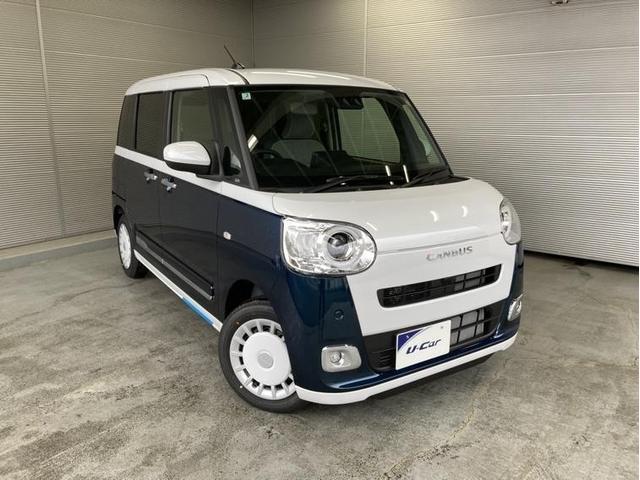 ムーヴキャンバス ストライプスＧ　届出済未使用車　新品純正ナビ　フルセグ　ＣＤ／ＤＶＤ再生　Ｂｌｕｅｔｏｏｔｈ　バックモニター　両側電動スライドドア　シートヒーター　ホットカップホルダー　ＬＥＤライト　サイドエアバック　オートエアコン（13枚目）
