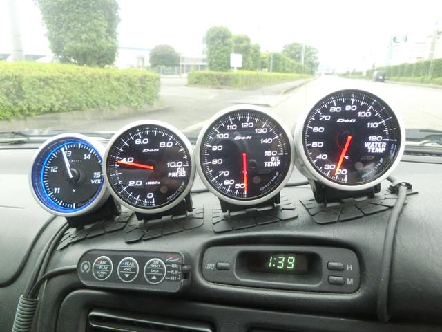 ＭＲ２ ＧＴ－Ｓ　４型　ＧＴ－Ｓ　ＨＫＳ－Ｖ－ＰＲＯ　ＴＥＩＮ車高調　ＷＥＤＳアルミ　タイヤ新品　ＨＫＳマフラー　ＬＳＤ　ＥＶＣ　Ｄｅｆｉ　水温　油温　油圧　ブーストメーター　タイベル交換済　社外ステアリング（15枚目）