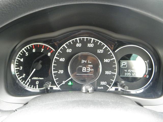 エンジンをかけた状態のメーターパネルです。ご覧のようにチェックランプ点灯はありません♪