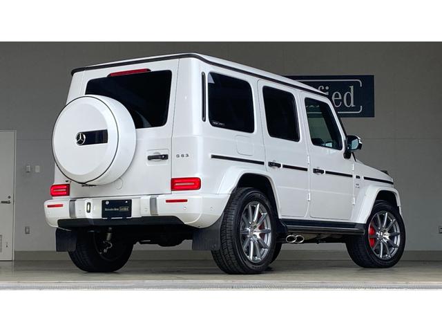 Gクラス G63 G manufakturインテリアプラスパッケージ/G manufakturプログラム/ダイヤモンドステッチ入りナッパレザーシート/ガラススライディングルーフ/20インチAMGアルミホイール(5枚目)