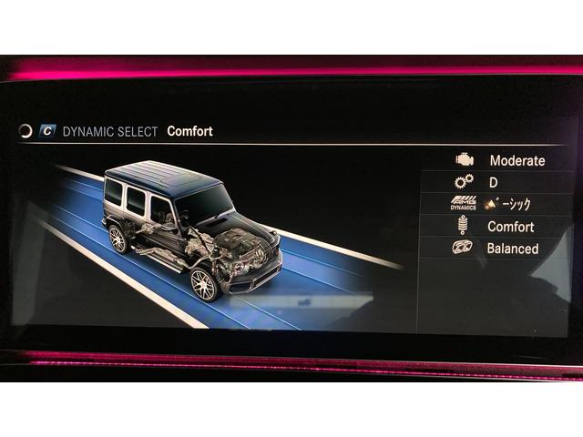 Gクラス G63 G manufakturインテリアプラスパッケージ/G manufakturプログラム/ダイヤモンドステッチ入りナッパレザーシート/ガラススライディングルーフ/20インチAMGアルミホイール(27枚目)