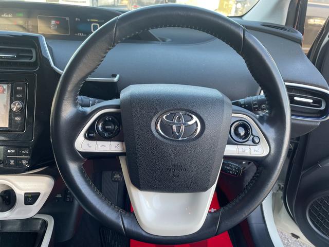 プリウス Aツーリングセレクション 純正ナビ バックカメラ 革シート 後席モニター クルーズコントロール ETC(15枚目)