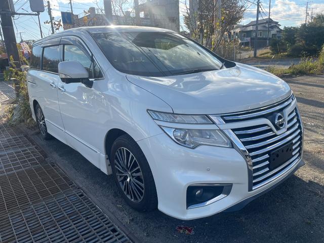 エルグランド ２５０ハイウェイスタープレミアム　純正ナビ　バックカメラ　パワーゲート　両側パワースライドドア　ＥＴＣパワーゲートドア　ワンオーナー（2枚目）