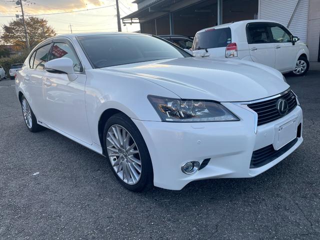 ＧＳ ＧＳ４５０ｈ　バージョンＬ　純正ナビ　バックカメラ　革シート　クルーズコントロール　ステアリングヒーター　ＥＴＣ　プリクラッシュセーフティ（2枚目）