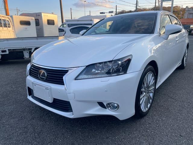 ＧＳ ＧＳ４５０ｈ　バージョンＬ　純正ナビ　バックカメラ　革シート　クルーズコントロール　ステアリングヒーター　ＥＴＣ　プリクラッシュセーフティ（3枚目）