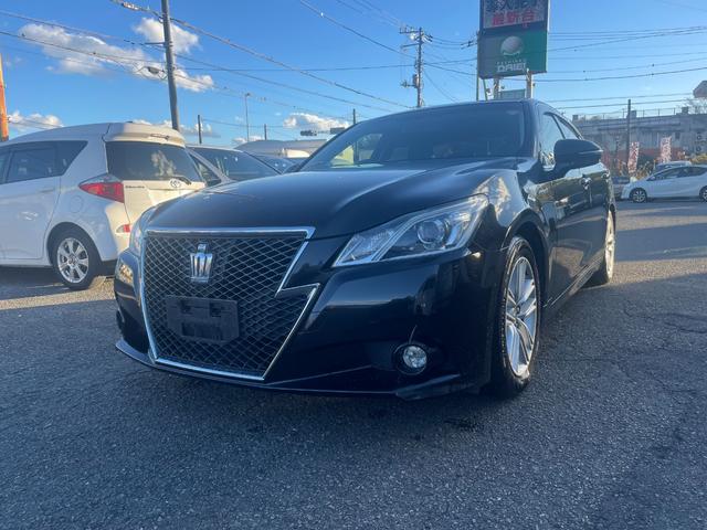 クラウンハイブリッド アスリートS 純正ナビ バックカメラ 黒革シート ETC(4枚目)