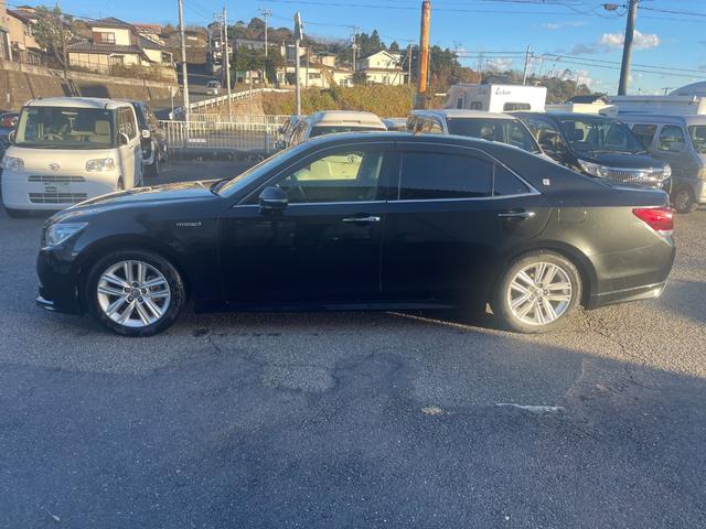 クラウンハイブリッド アスリートS 純正ナビ バックカメラ 黒革シート ETC(6枚目)