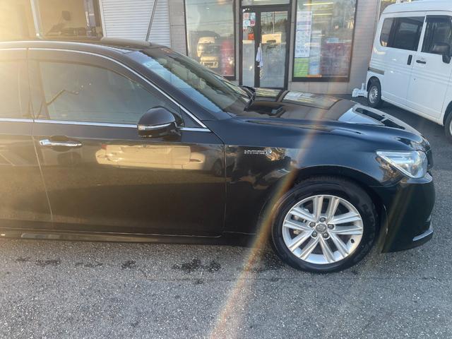 クラウンハイブリッド アスリートS 純正ナビ バックカメラ 黒革シート ETC(9枚目)